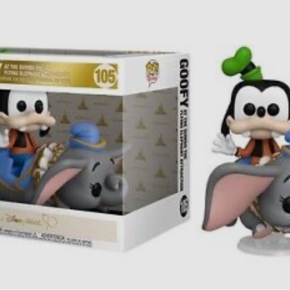 Funko Pop Disney Goofy and Dumbo Vinyl Figures
